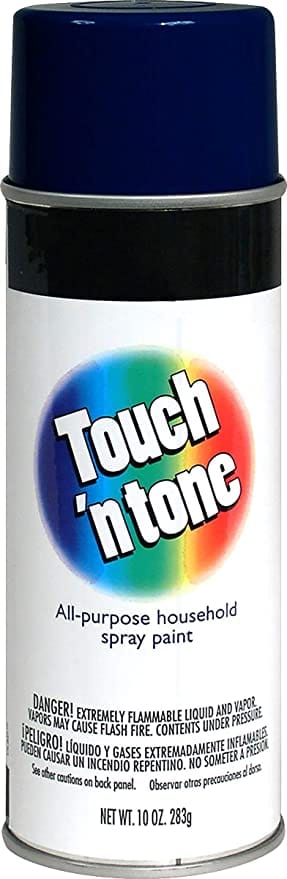 Touch N Tone Spray Paint, General Purpose, Oil Formula, Interior and Exterior Use, 20 Minutes Dry Time. Ideal for Plastic Metal, Wood, Ceramic, Concrete, Paper and More Touch N Tone Spray Paint, General Purpose, Oil Formula, Interior and Exterior Use, 20 Minutes Dry Time. Ideal for Plastic Metal, Wood, Ceramic, Concrete, Paper and More